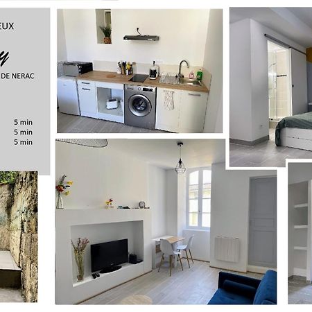 Le Cosy - T2 Avec Petite Cour Dans Centre Historique De Nerac Apartment ภายนอก รูปภาพ